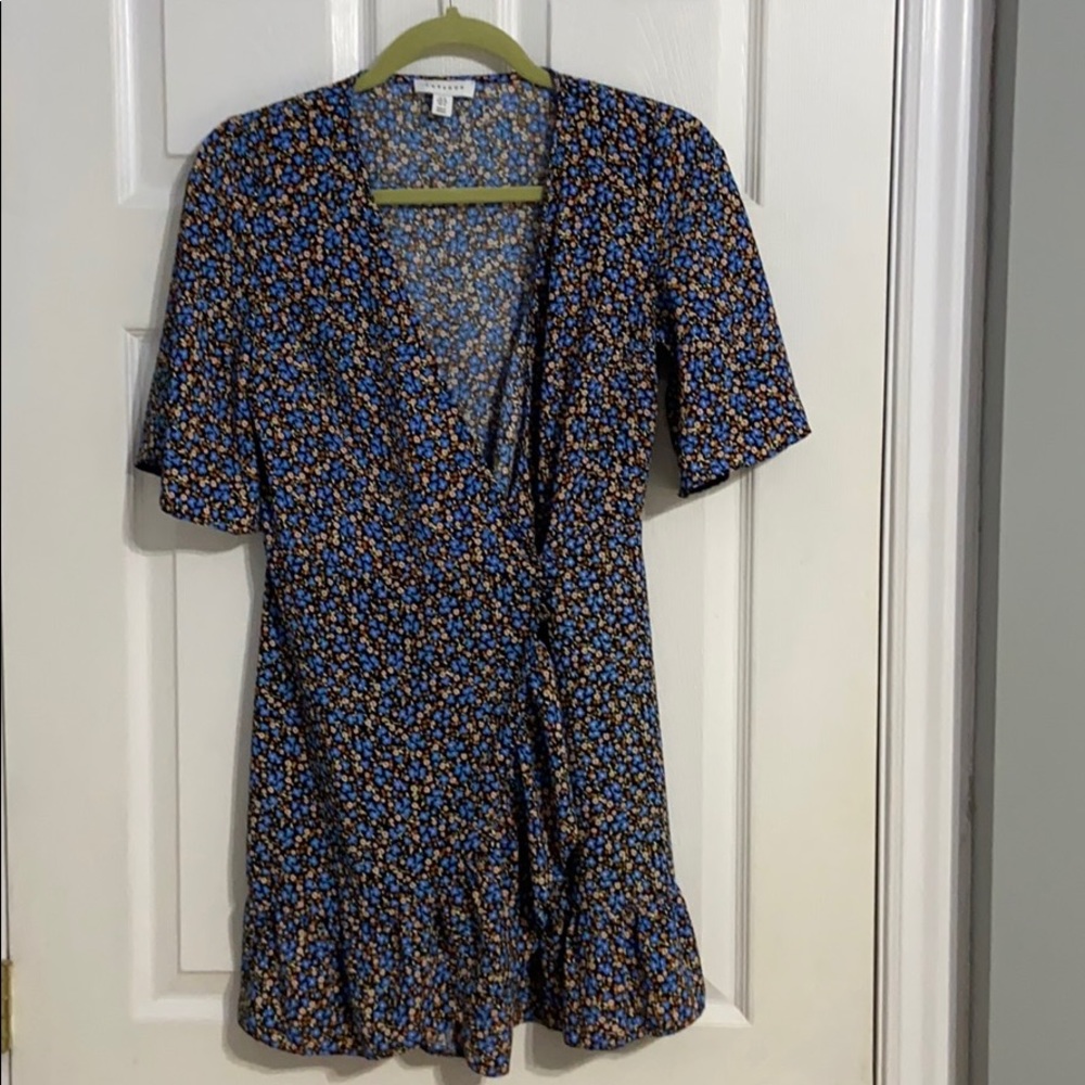 Floral Wrap Dress